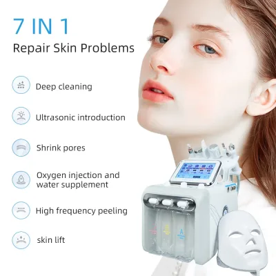 Appareil de soin du visage multifonction 7 têtes – image 3