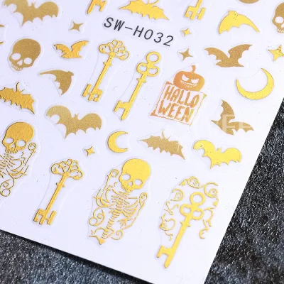 Autocollants pour ongles Halloween, lot de 3 – image 3