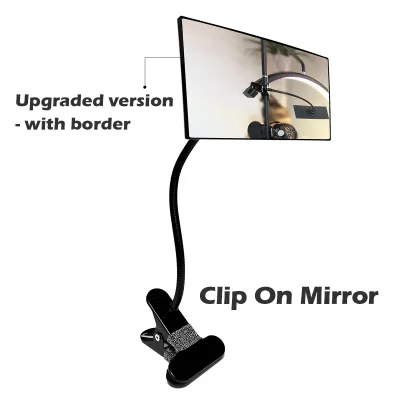 Miroir à clipser noir pour extension de cils