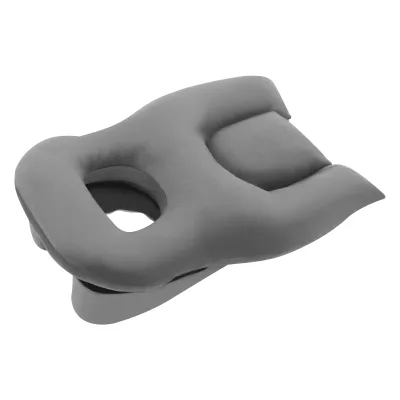 Oreiller de positionnement facial gris et bleu – image 3